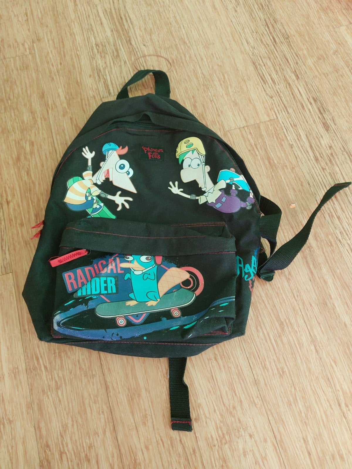 Phineas en Ferb Rugzak, Sieraden, Tassen en Uiterlijk, Tassen | Rugtassen, Ophalen, Gebruikt, Minder dan 30 cm, Disney of Dora