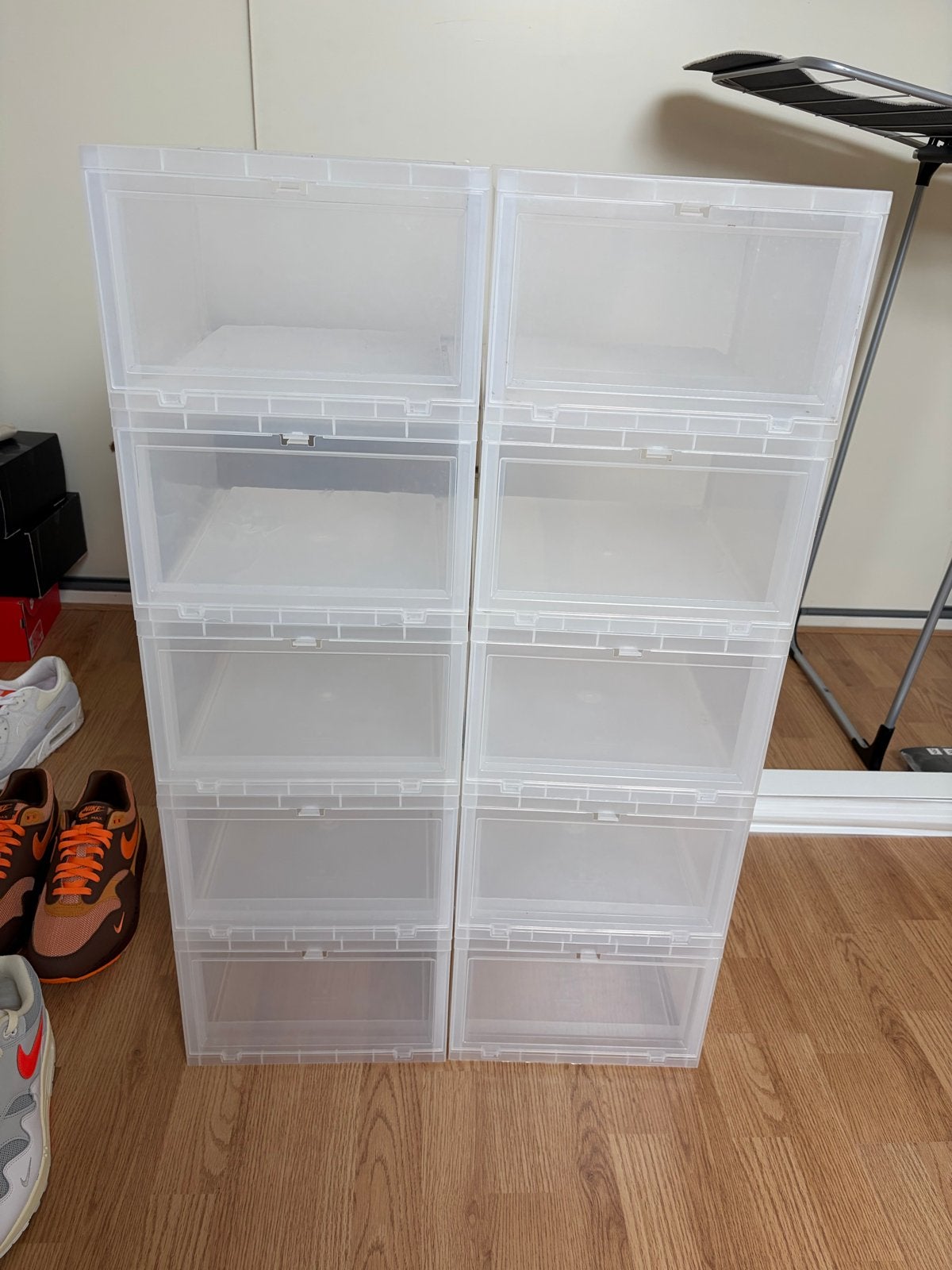 10 schoenen boxen, Huis en Inrichting, Kasten | Overige, Gebruikt, Ophalen