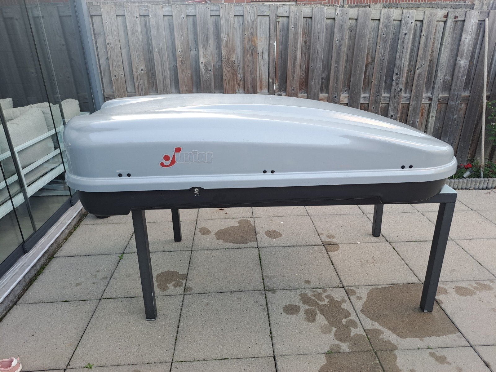Groot dakkoffer spazio 580 junior, Ophalen