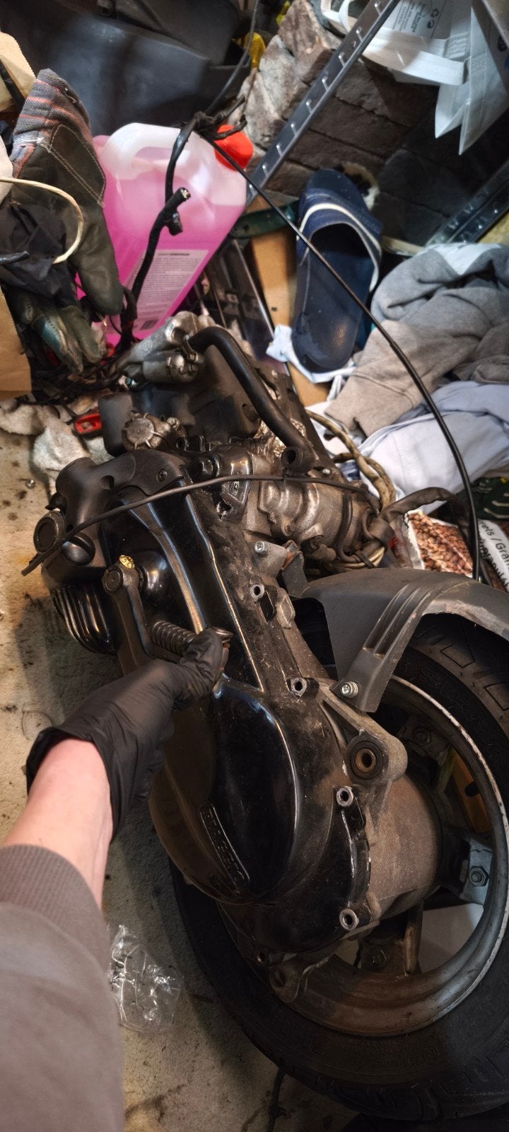 piaggio sfrera 125 cc geen 123, Ophalen of Verzenden, Gebruikt, Blok, Piaggio