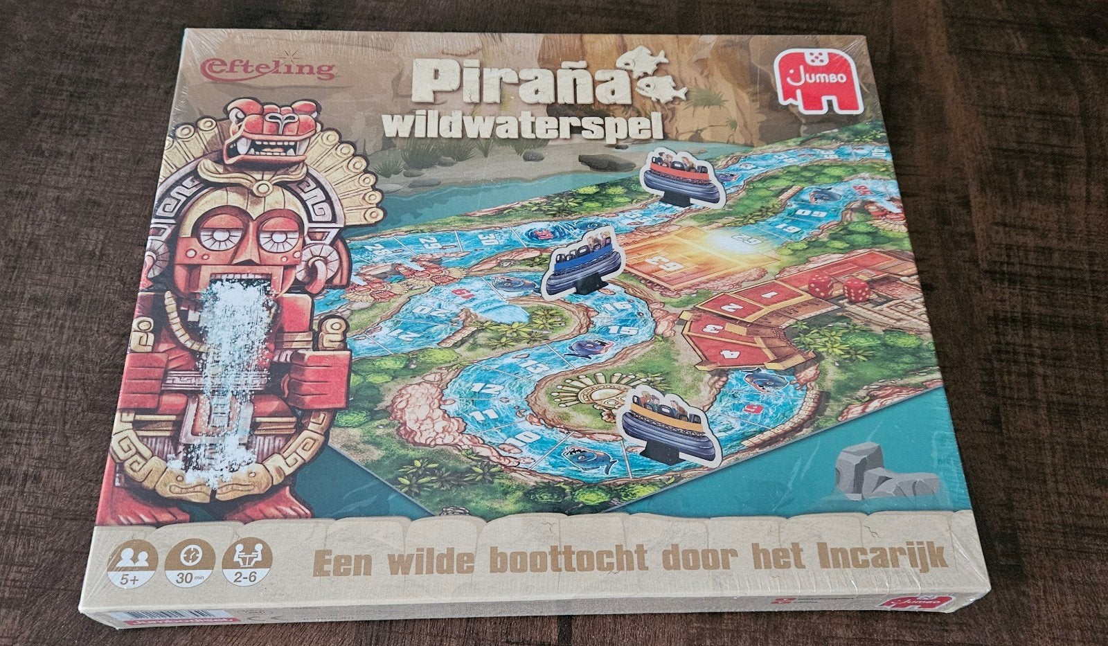 Efteling piranha wildwater spel, Hobby en Vrije tijd, Gezelschapsspellen | Bordspellen, Vijf spelers of meer, Ophalen of Verzenden