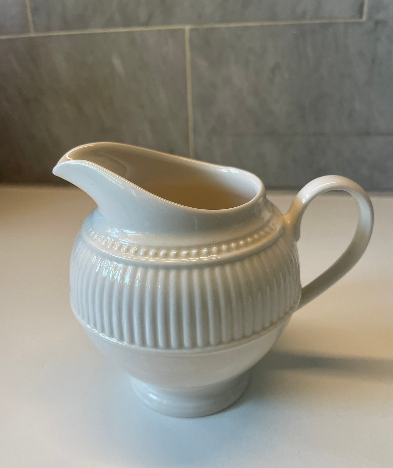 Wedgwood Windsor melkkan groot, Kan, Klassiek, Ophalen of Verzenden, Zo goed als nieuw