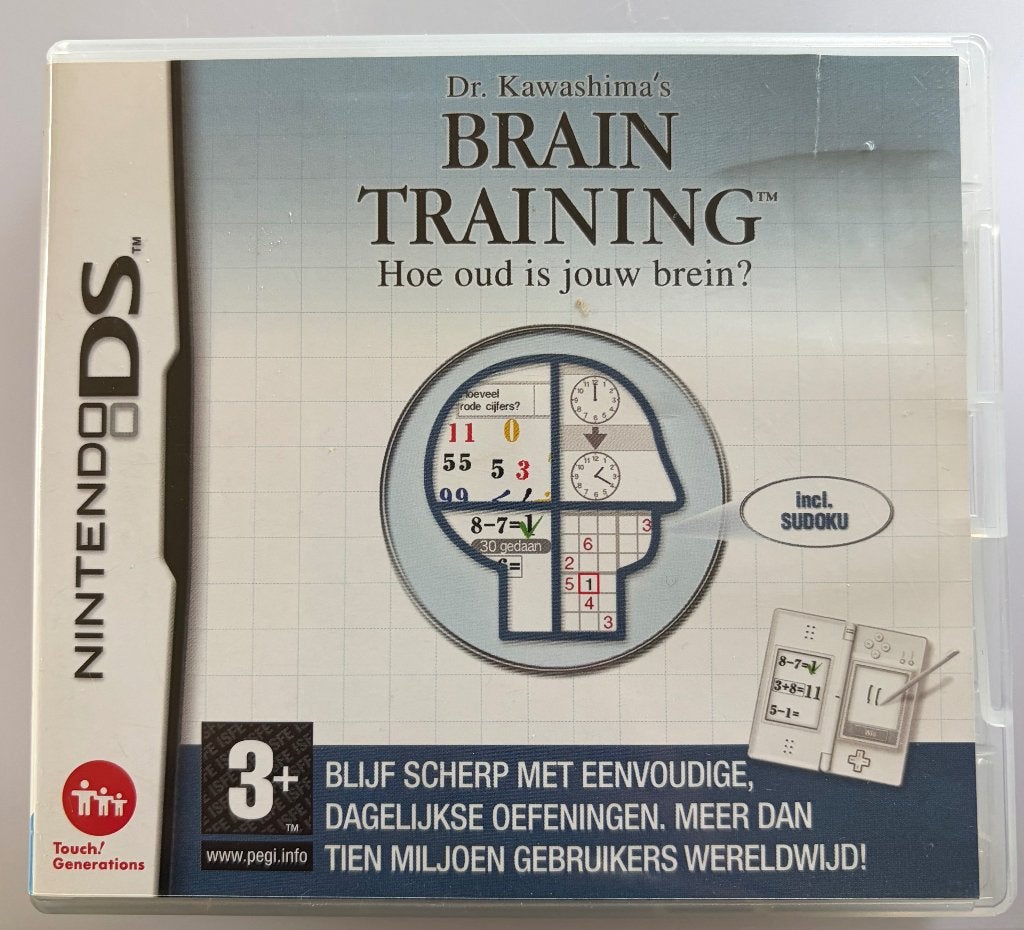 Computerspel, Brain Training, Puzzel en Educatief, Gebruikt, 1 speler, Ophalen of Verzenden