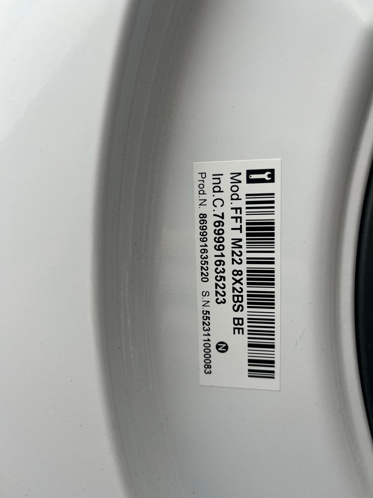 Whirlpool FFT M22 8X2ES droger met geluid, Witgoed en Apparatuur, Ophalen, 8 tot 10 kg, Zo goed als nieuw, Voorlader