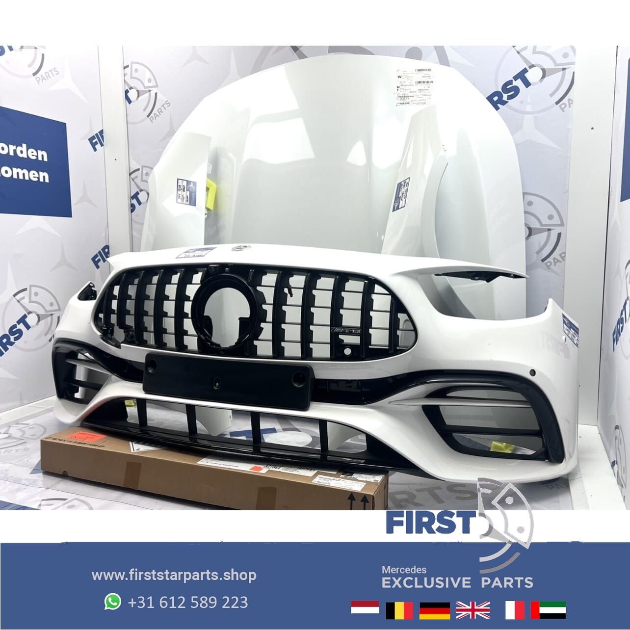 (2024) W213 E63 AMG Facelift Voorkop delen Mercedes E Klasse, Auto-onderdelen, Gebruikt, -, Voor, Ophalen of Verzenden