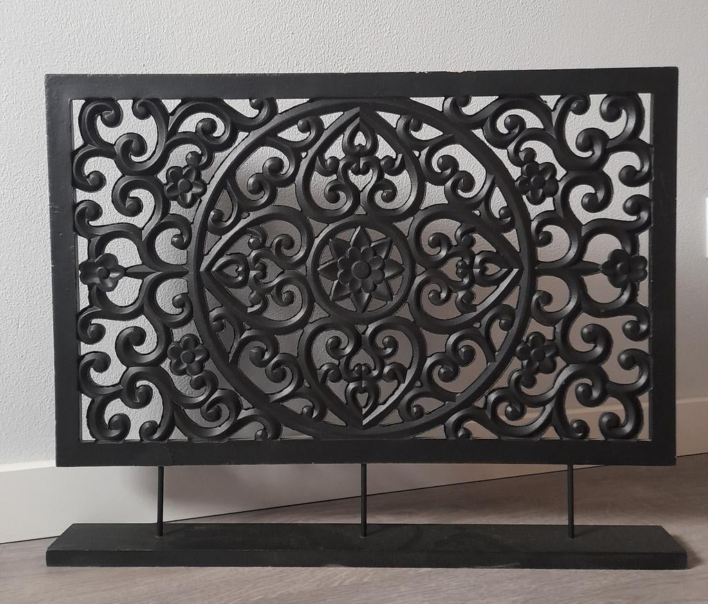 Raamdecoratie zwart, Huis en Inrichting, Overige Huis en Inrichting, Ophalen