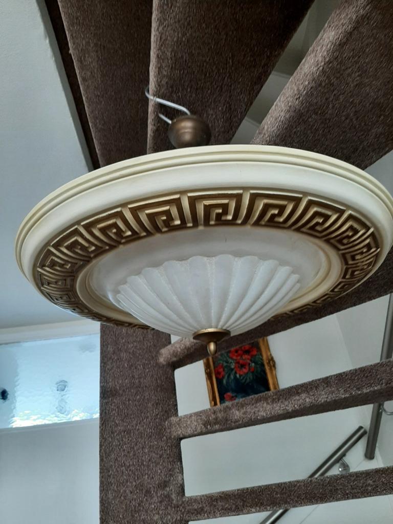 Twee originelen versace plavon lampen, Ophalen