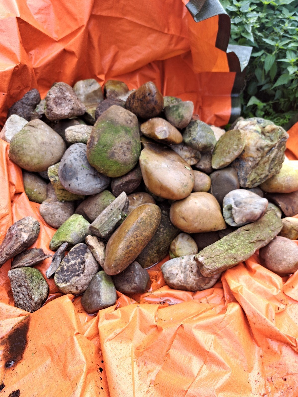 Diverse natuurstenen voor tuin of decoratie, Tuin en Terras, Ophalen, Gebruikt, Multi, Kei