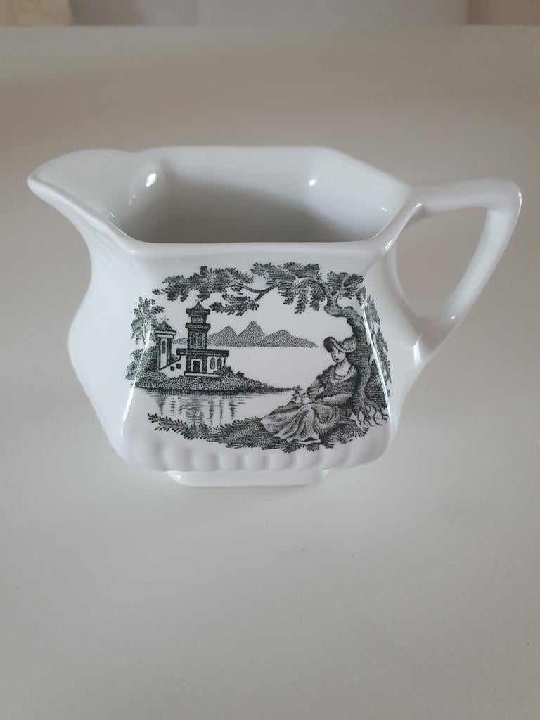 Adams Minuet Melkkan/Roomkan - Zwart-wit decor, Ophalen of Verzenden