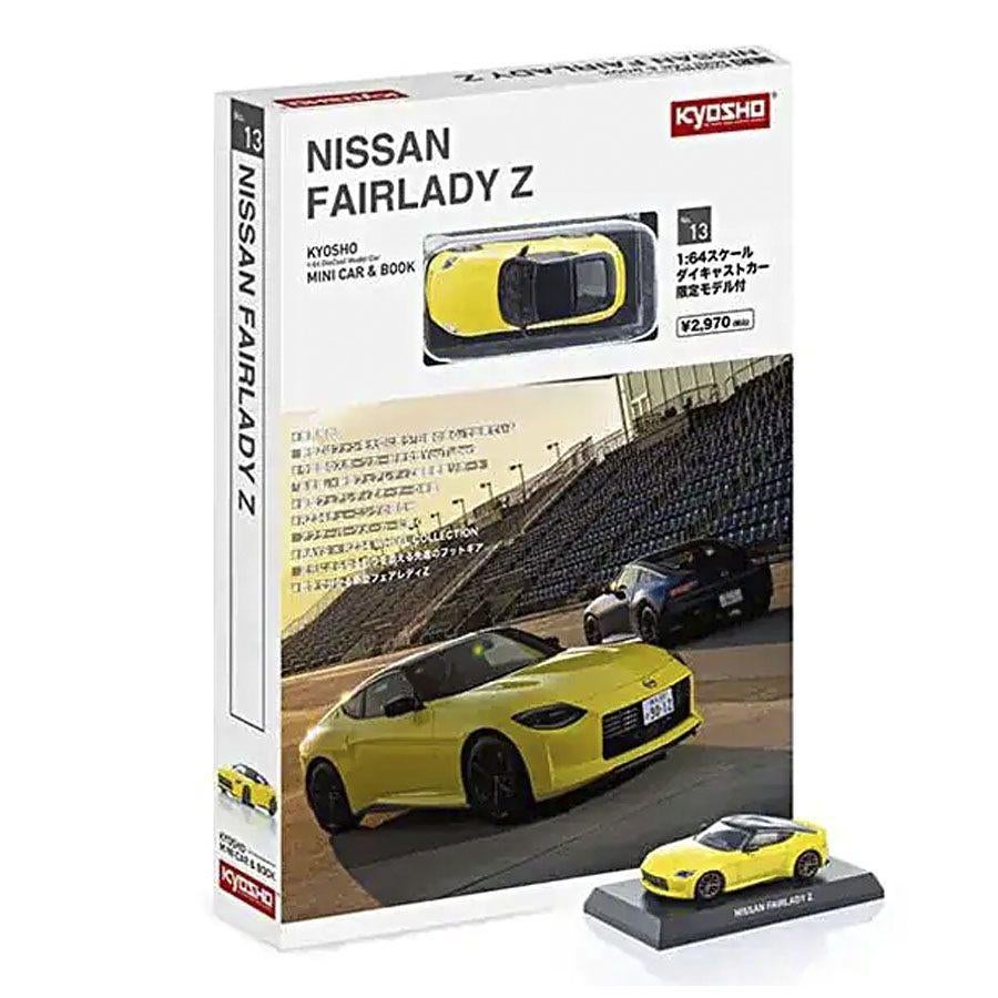 Kyosho 1:64 Nissan Fairlady-Z Book Type - Yellow, Overige merken, Auto, Groter dan 1:32, Nieuw