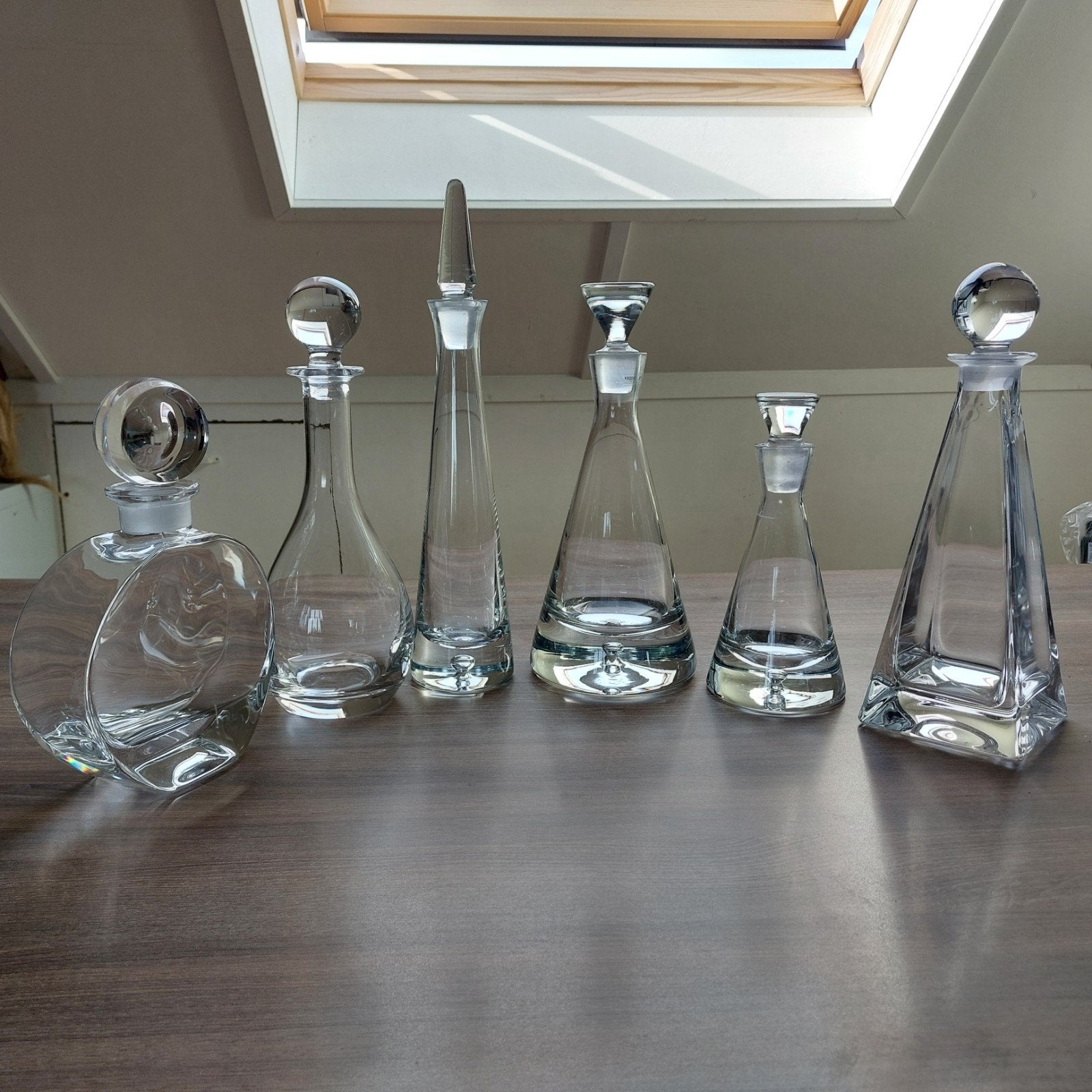 Set van 6 mooie karaffen, Antiek en Kunst, Ophalen