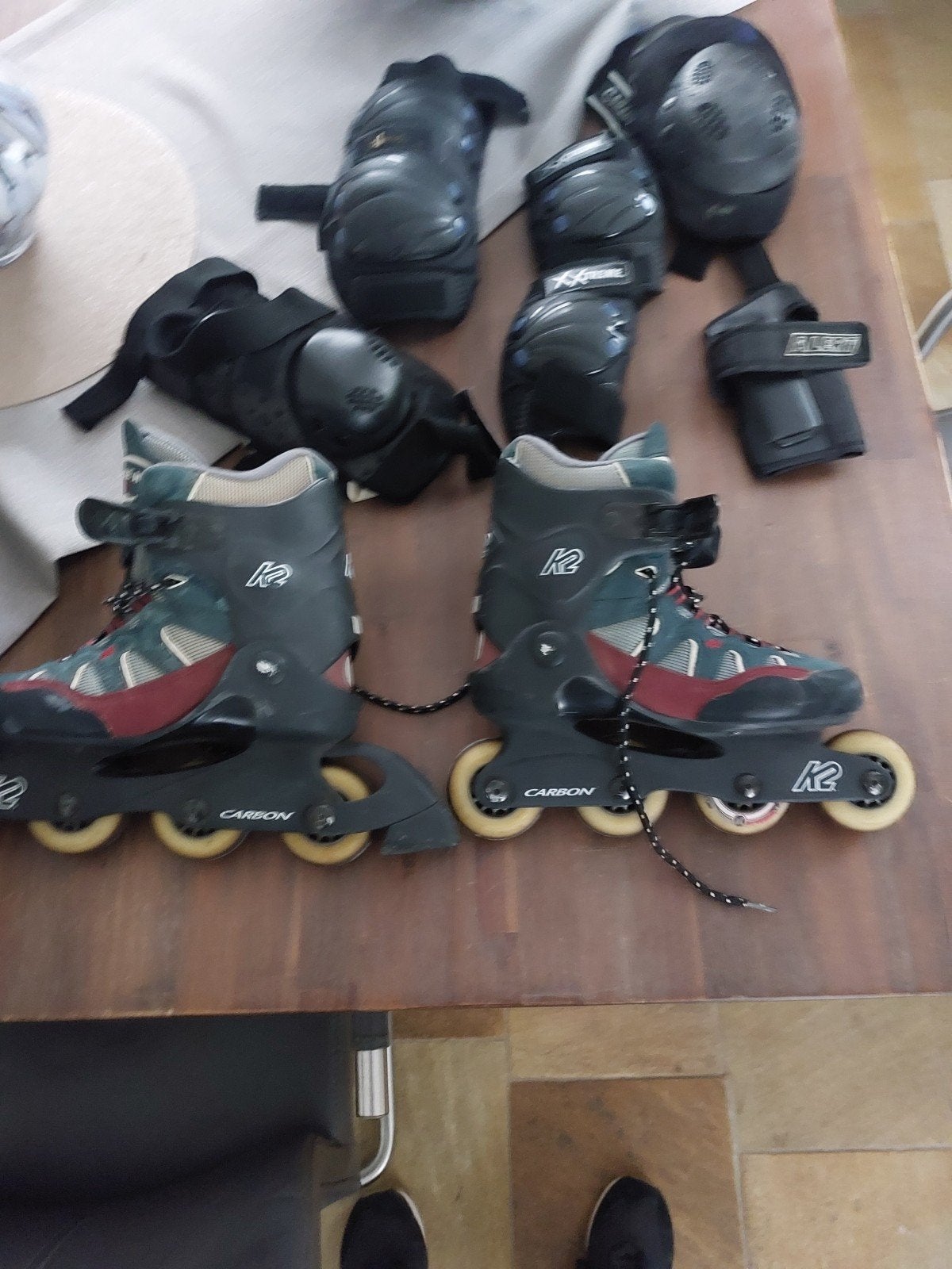 K2 Ascent-W skeelers Maat 38 met Bescherming en Tas, K2, Gebruikt, Ophalen of Verzenden, Inline skates 4 wielen