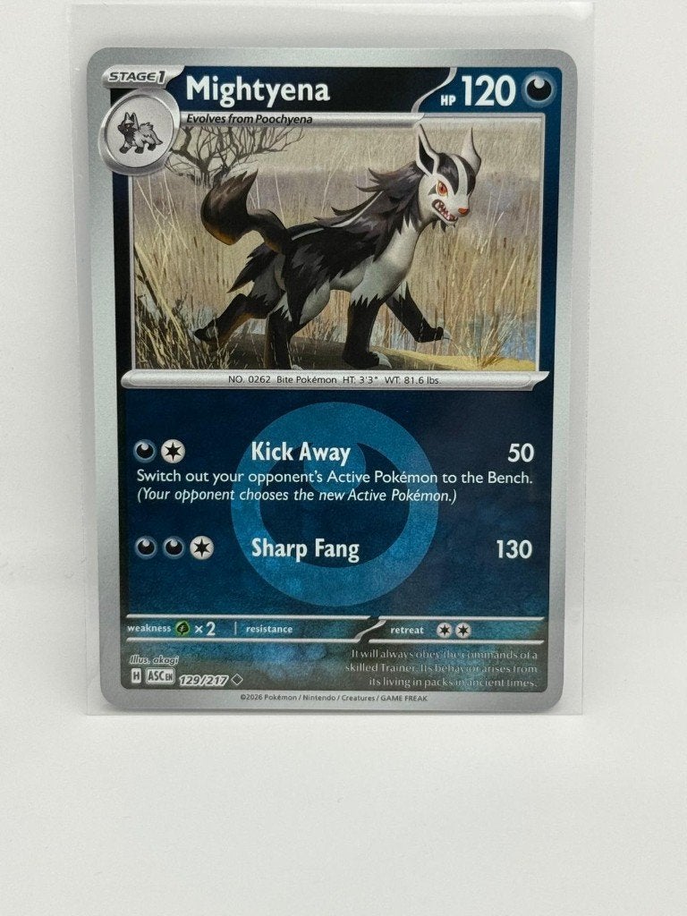 Mightyena [Energy] #129 Pokemon Ascended Heroes, Verzenden, Nieuw, Losse kaart, Foil