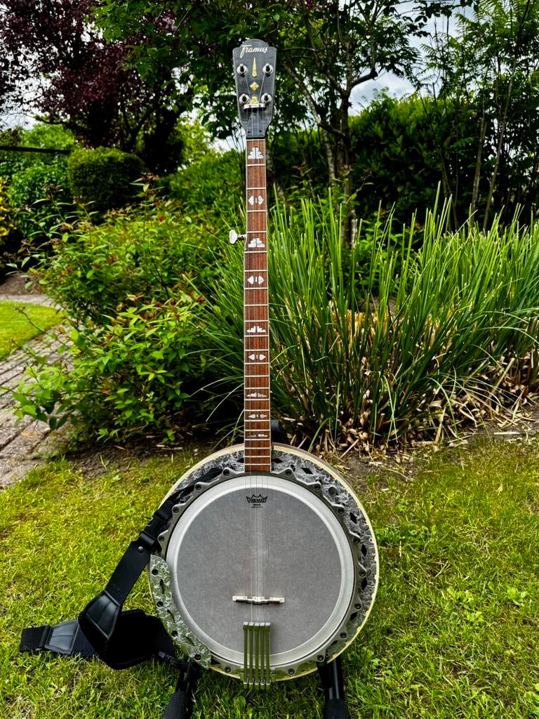 Framus banjo jaren 70 zeer goede staat, Muziek en Instrumenten, Snaarinstrumenten | Banjo's, Ophalen, Gebruikt, 5-snarige of Bluegrassbanjo
