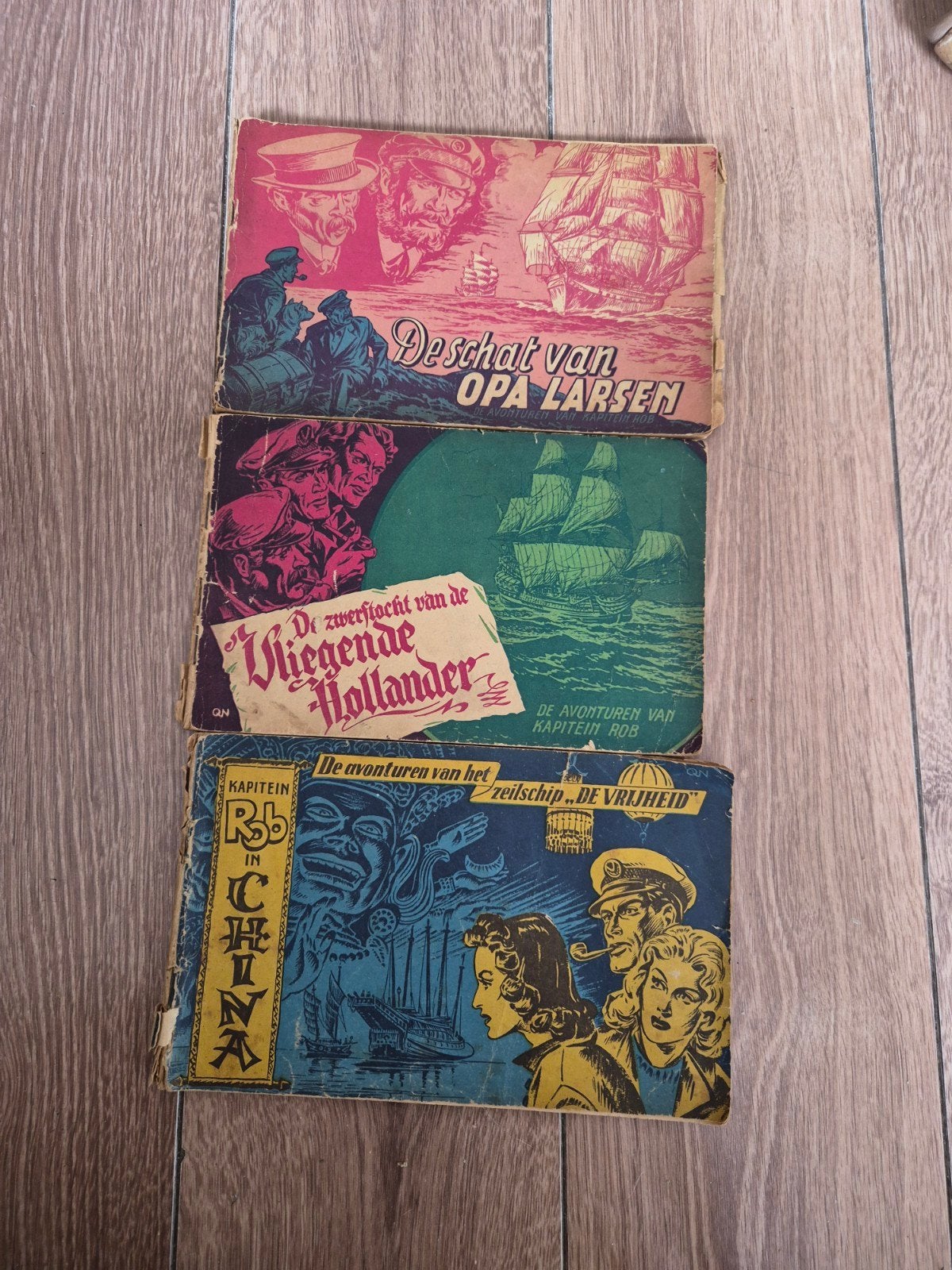3x kapitein Rob, Boeken, Meerdere stripboeken, Ophalen of Verzenden, Gelezen