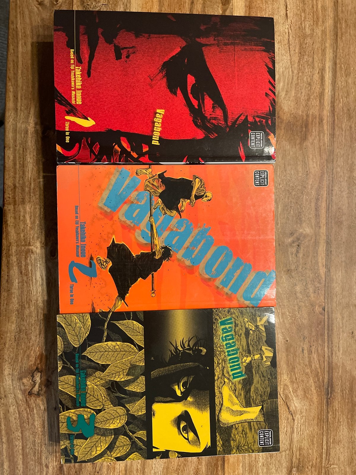 Vagabond VIZBIG Edition Deel 1 2 en 3, Boeken, Meerdere stripboeken, Ophalen of Verzenden, Zo goed als nieuw