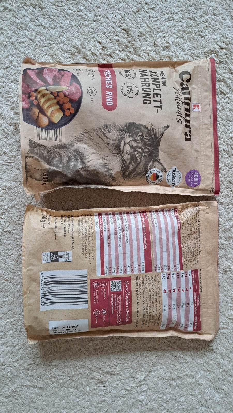 2x kattenvoer zonder zooi, nieuw, Dieren en Toebehoren, Ophalen of Verzenden, Kat