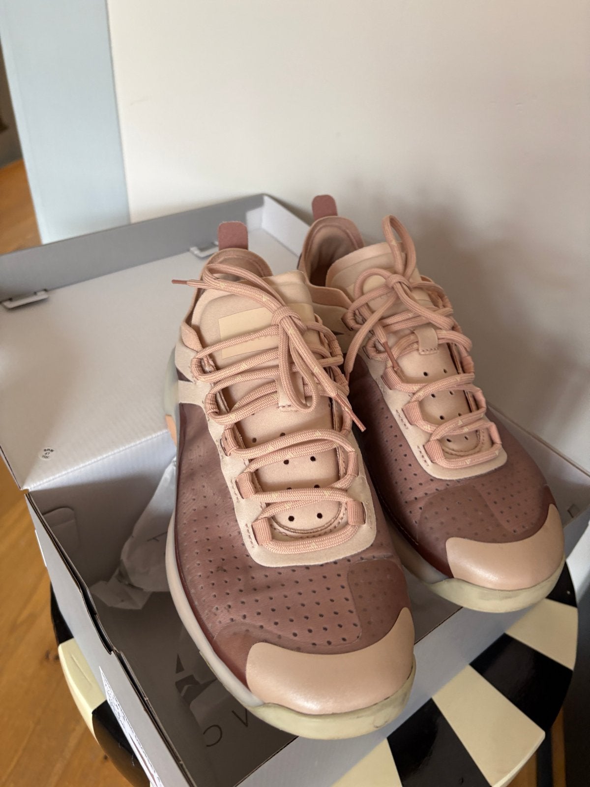 Sneaker, gympen, Adidas by Stella McCartney ASMC Dropset 4, Ophalen of Verzenden, Roze, Sneakers of Gympen, Zo goed als nieuw