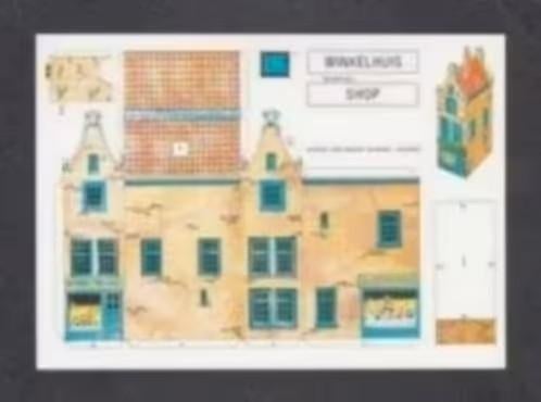 Ansichtkaart Bouwplaat Winkelhuis Shop Brood Banket., Ophalen of Verzenden, 1980 tot heden, Ongelopen, Overige thema's