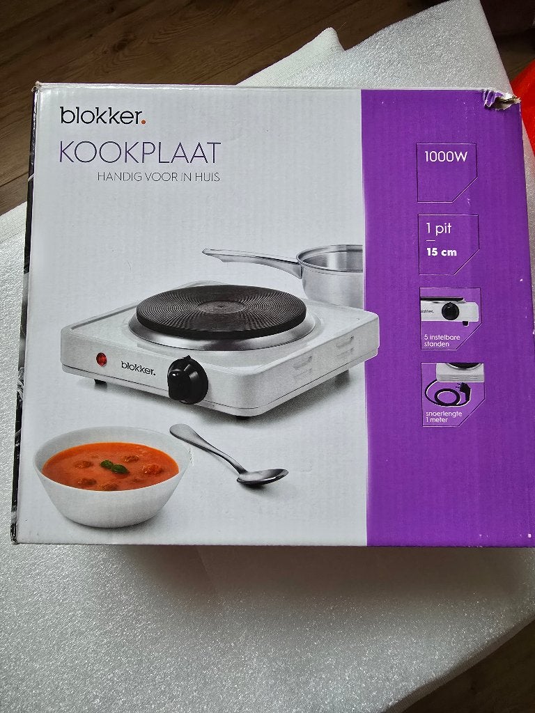 Elektrische kookplaat, Overige typen, Nieuw, Ophalen of Verzenden, Steen/keramiek
