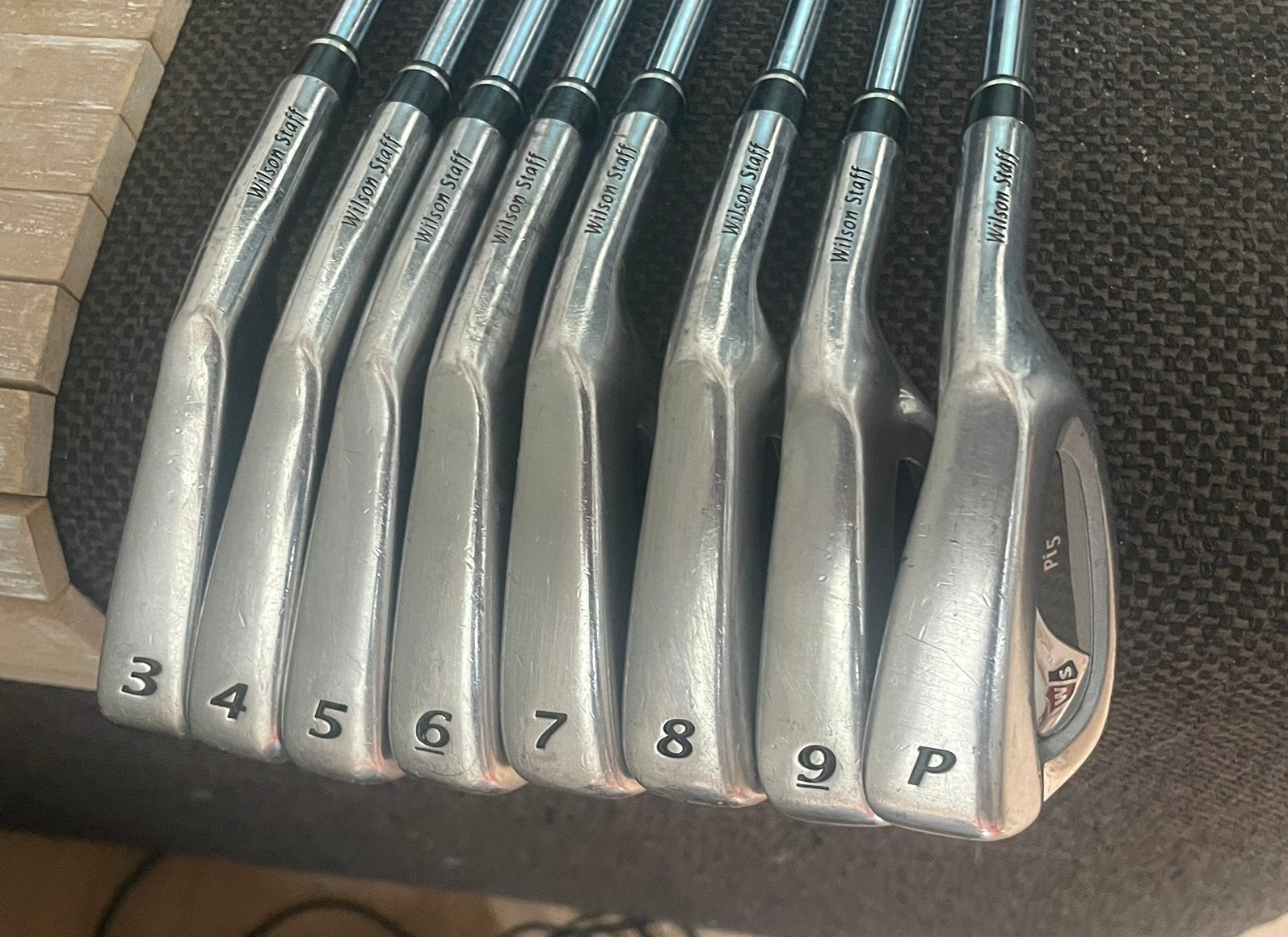 Zeer mooie ijzerset Wilson Pi5 eventueel met standbag, Ophalen of Verzenden, Zo goed als nieuw, Set