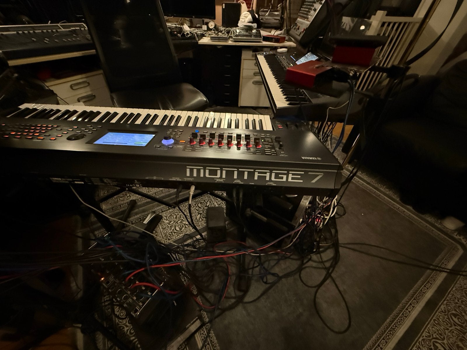 Yamaha Montage 7 Synthesizer Workstation, Muziek en Instrumenten, Yamaha, Ophalen of Verzenden, Zo goed als nieuw, Aanslaggevoelig