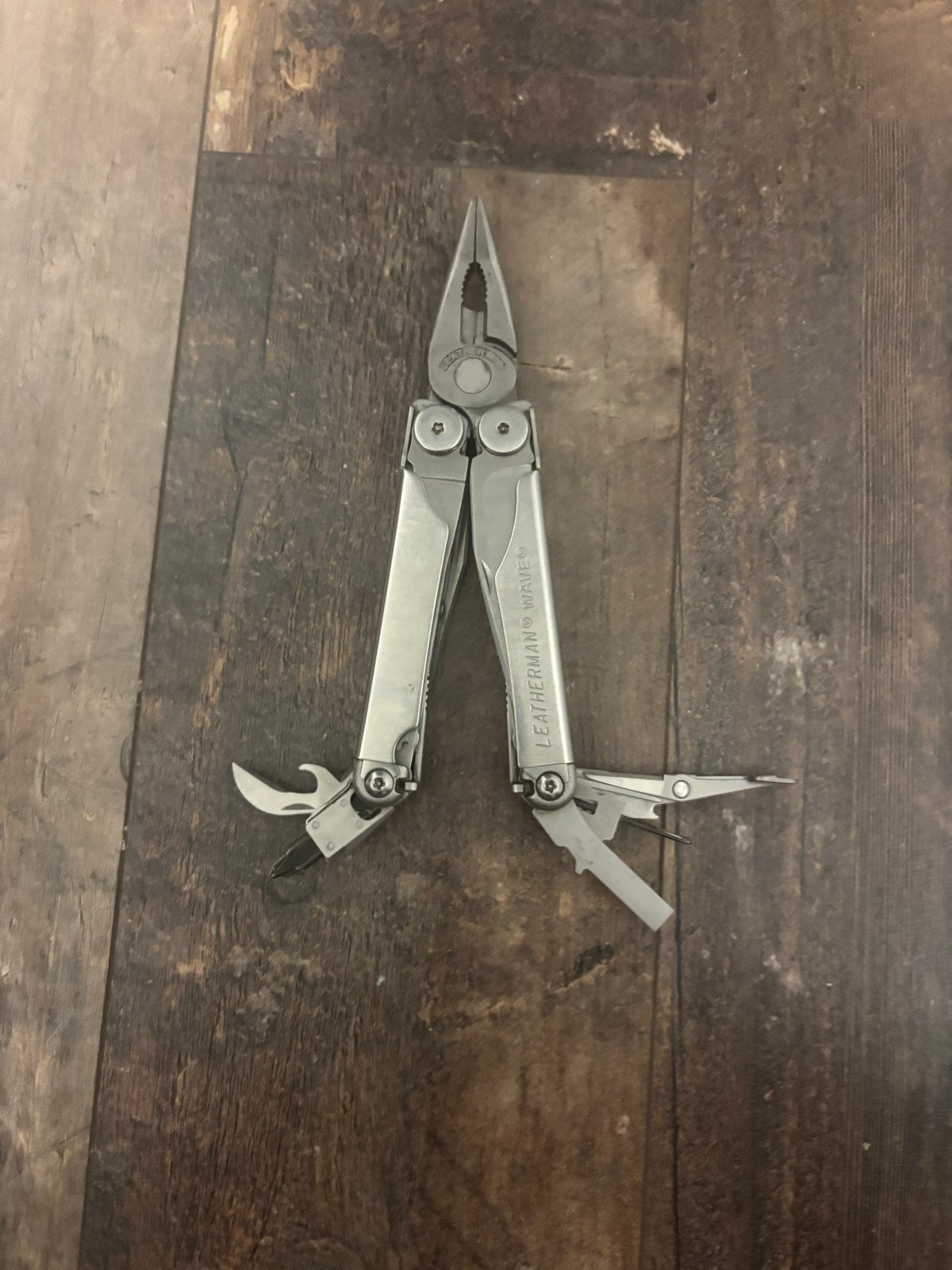 Leatherman Wave Multitool - Compleet zoals afgebeeld, Ophalen of Verzenden, Gebruikt, Multitool, Overige merken