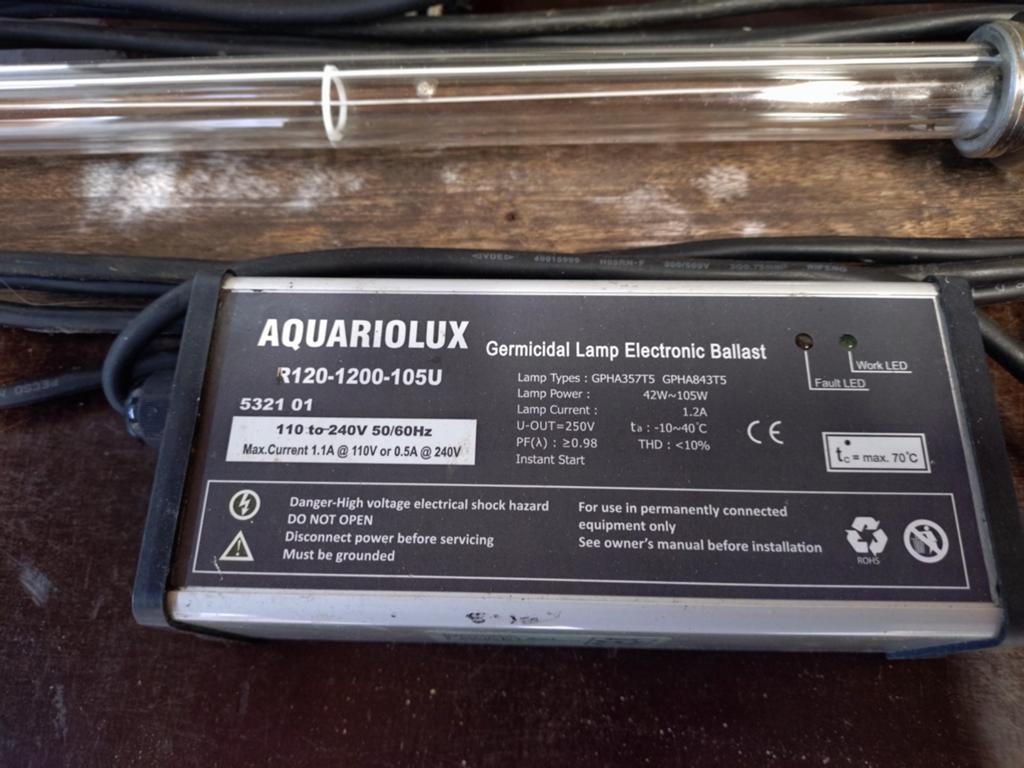 Uv lamp 42 watt dompel uv lamp., Ophalen, Gebruikt