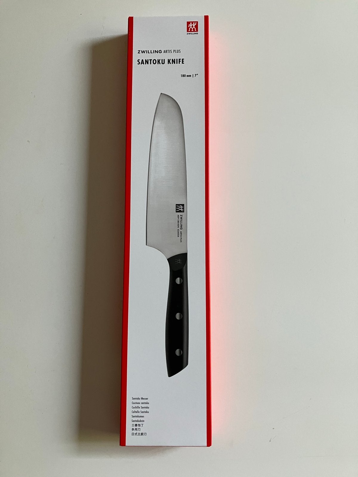 Santoku mes Zwilling Artis Plus, Ophalen of Verzenden, Nieuw