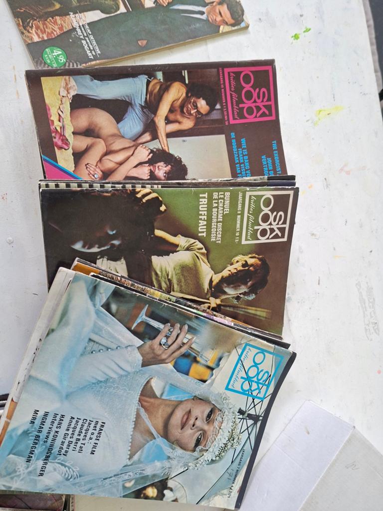 Filmbladen Skoop, Ophalen, Gebruikt