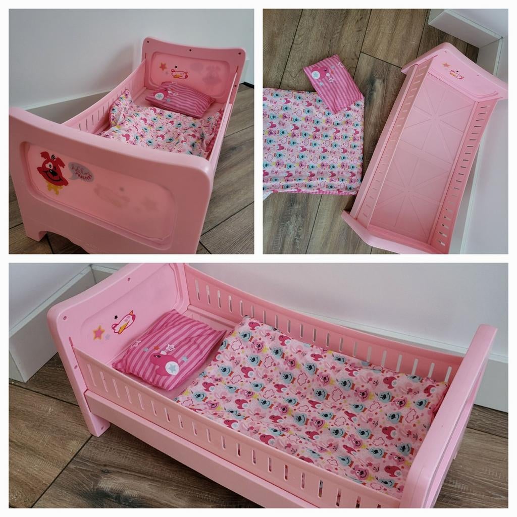 Baby born bedje met beddengoed babyborn., Ophalen of Verzenden, Zo goed als nieuw, Babypop