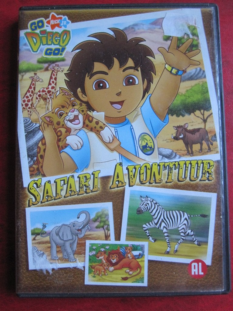 Go, Diego! Go! - safari avontuur, Tekenfilm, Ophalen of Verzenden, Zo goed als nieuw, Alle leeftijden