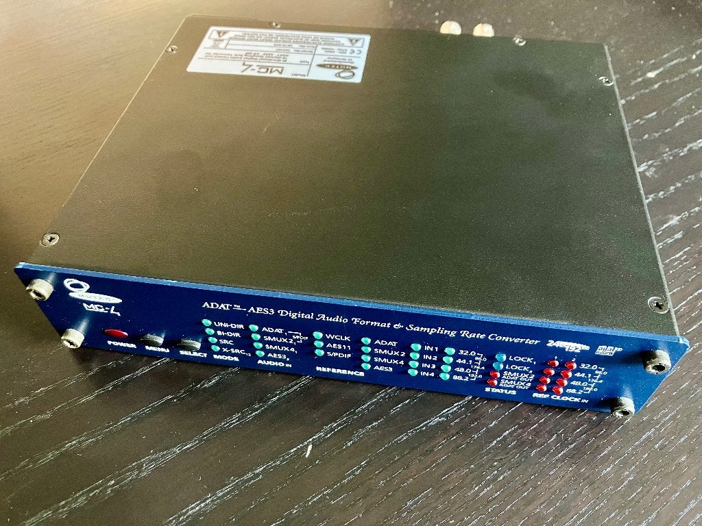 Mutec MC-4 adat/aes sample rate converter, Ophalen of Verzenden, Zo goed als nieuw, Audio