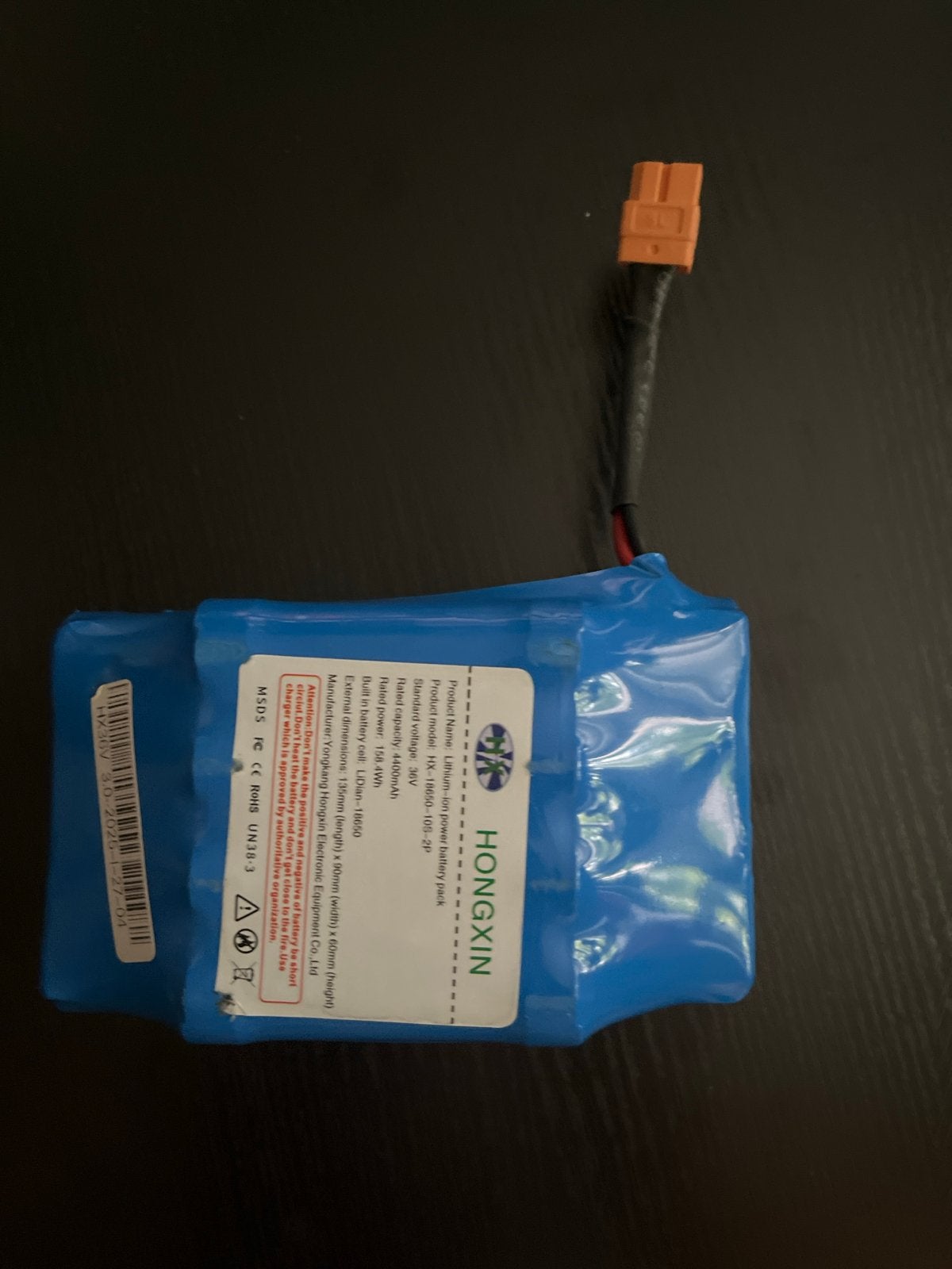 Accu voor drift-trike - 36V 10Ah Li-ion batterij, Gebruikt