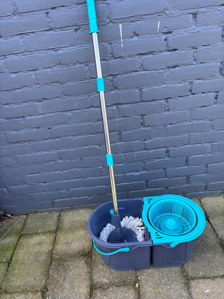 Complete Dweilsysteem met Emmer en Mop, Ophalen, Dweilemmer, -bak, of -wagen