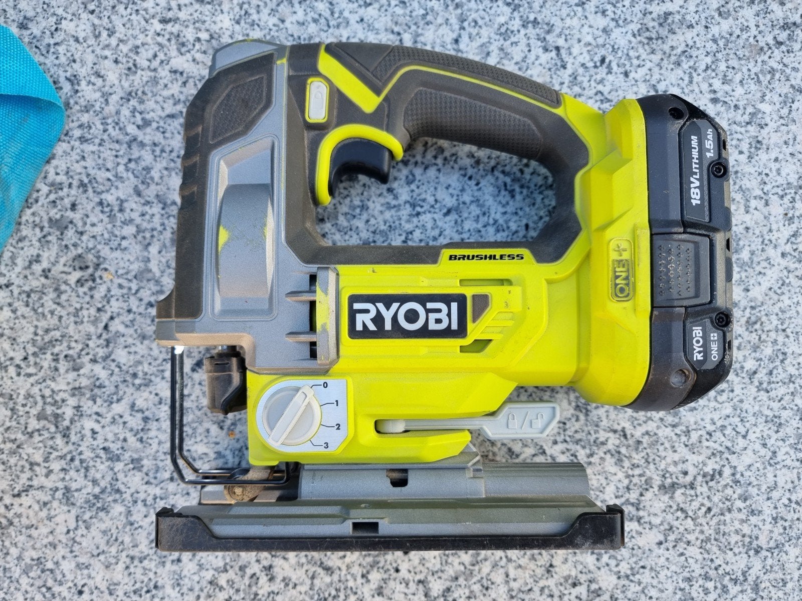 Ryobi R18JS7 Decoupeerzaag 18V (zonder accu), Doe-het-zelf en Verbouw, Decoupeerzaag, Ophalen of Verzenden, Zo goed als nieuw