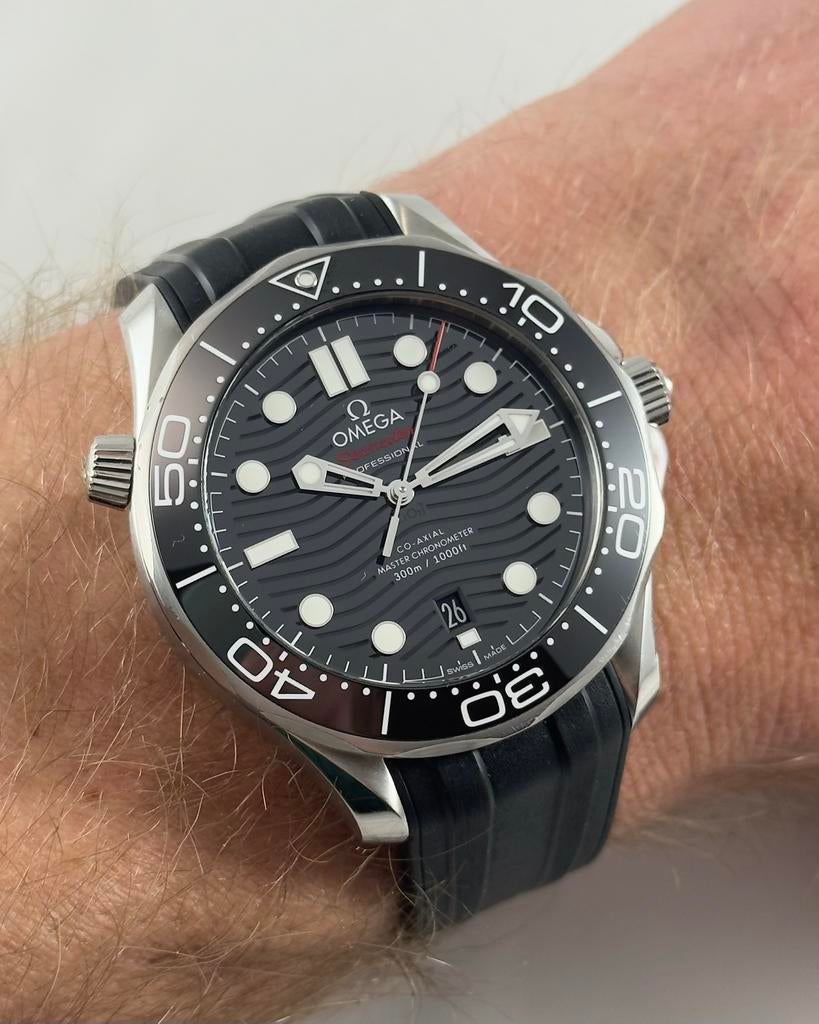 Omega Seamaster Diver 300M. 2022. Ref. 210.32.42.20.01.001, Ophalen, Zo goed als nieuw, Staal, Omega