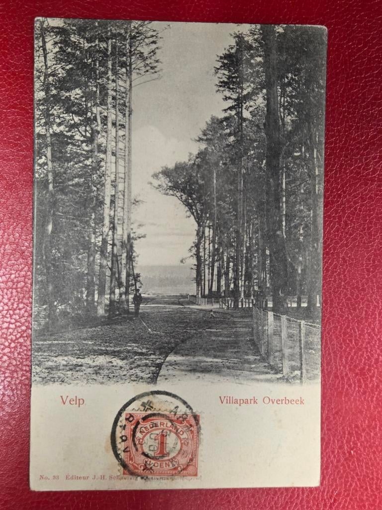 Velp bij Arnhem Villapark Overbeek, Ophalen of Verzenden, Voor 1920, Gelderland