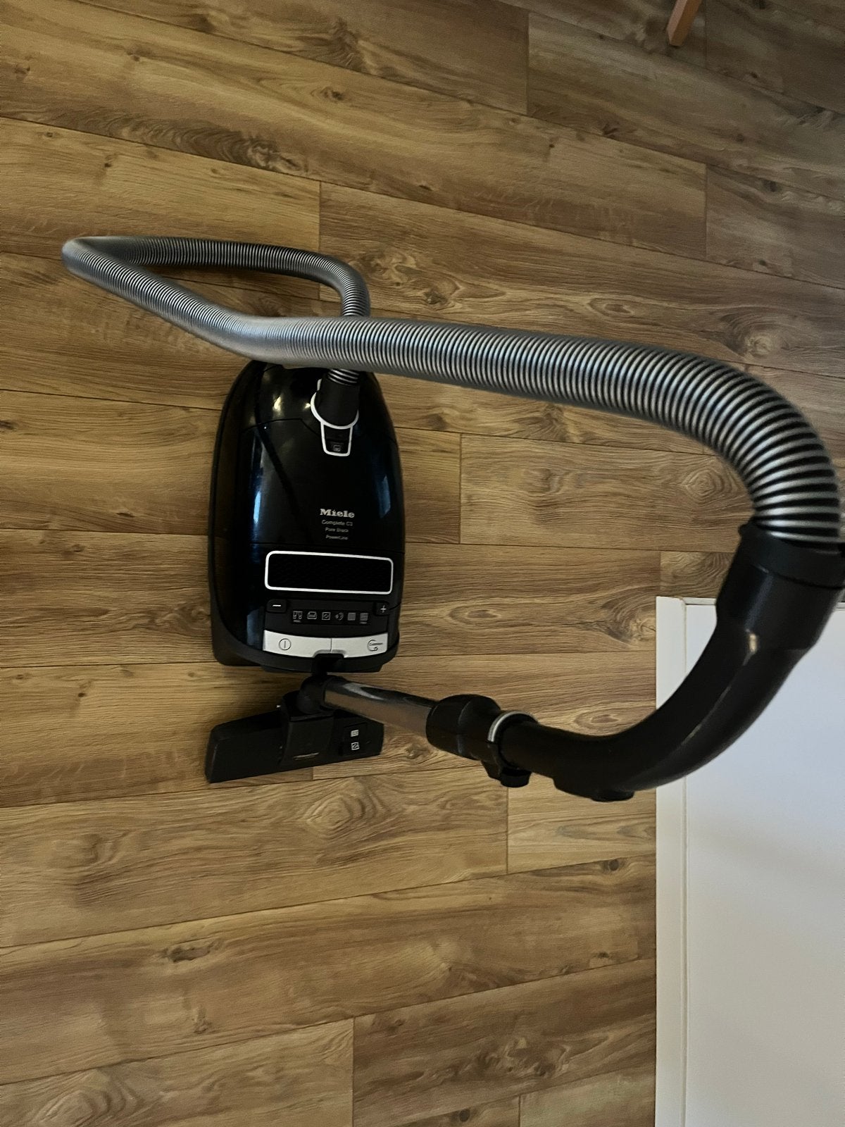 Miele Complete C3 Pure Black PowerLine Stofzuiger, Witgoed en Apparatuur, Stofzuigers, Zo goed als nieuw, Miele, Sledestofzuiger
