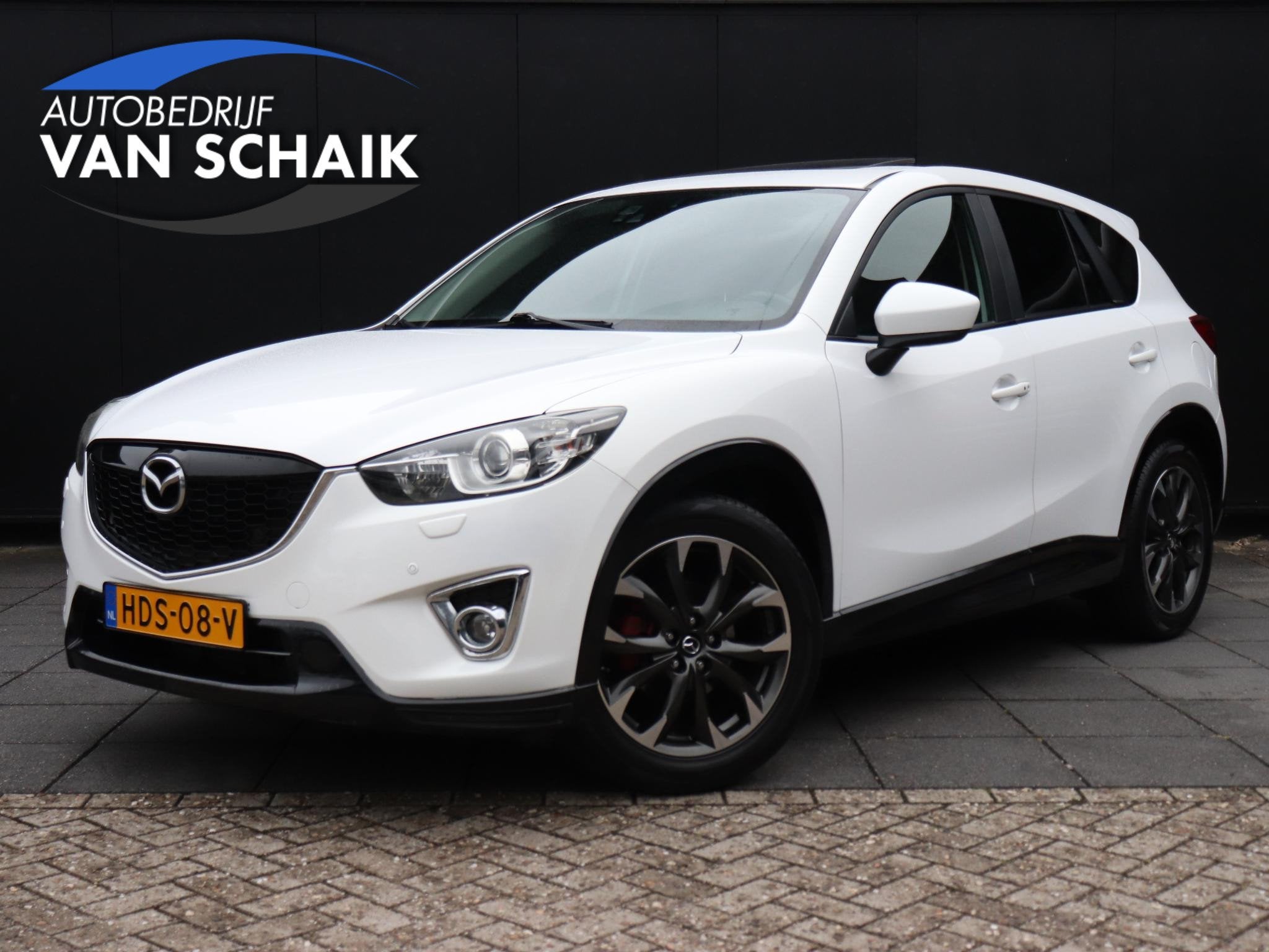 Mazda CX-5 2.0 TS+ Lease Pack 2WD LEER | SCHUIFDAK | NAVI, Auto's, Voorwielaandrijving, Euro 5, 4 cilinders, Wit