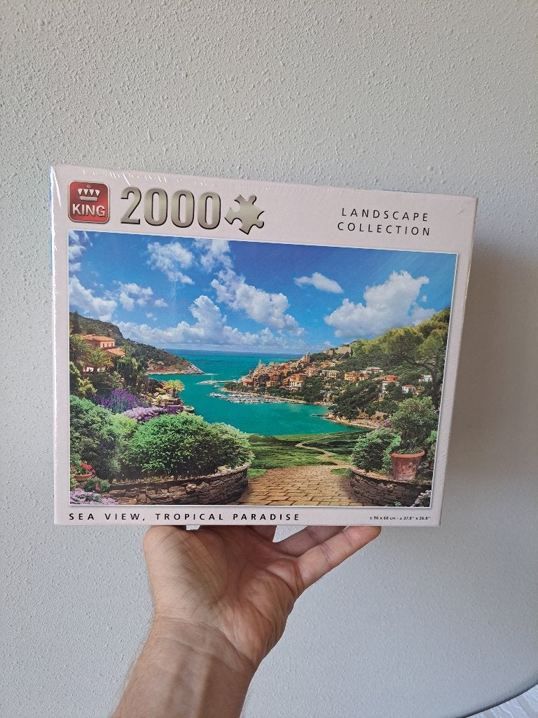 La Spezia Puzzel 2000 Stukjes King Italië ONGEOPEND, Ophalen of Verzenden, Meer dan 1500 stukjes, Nieuw, Legpuzzel