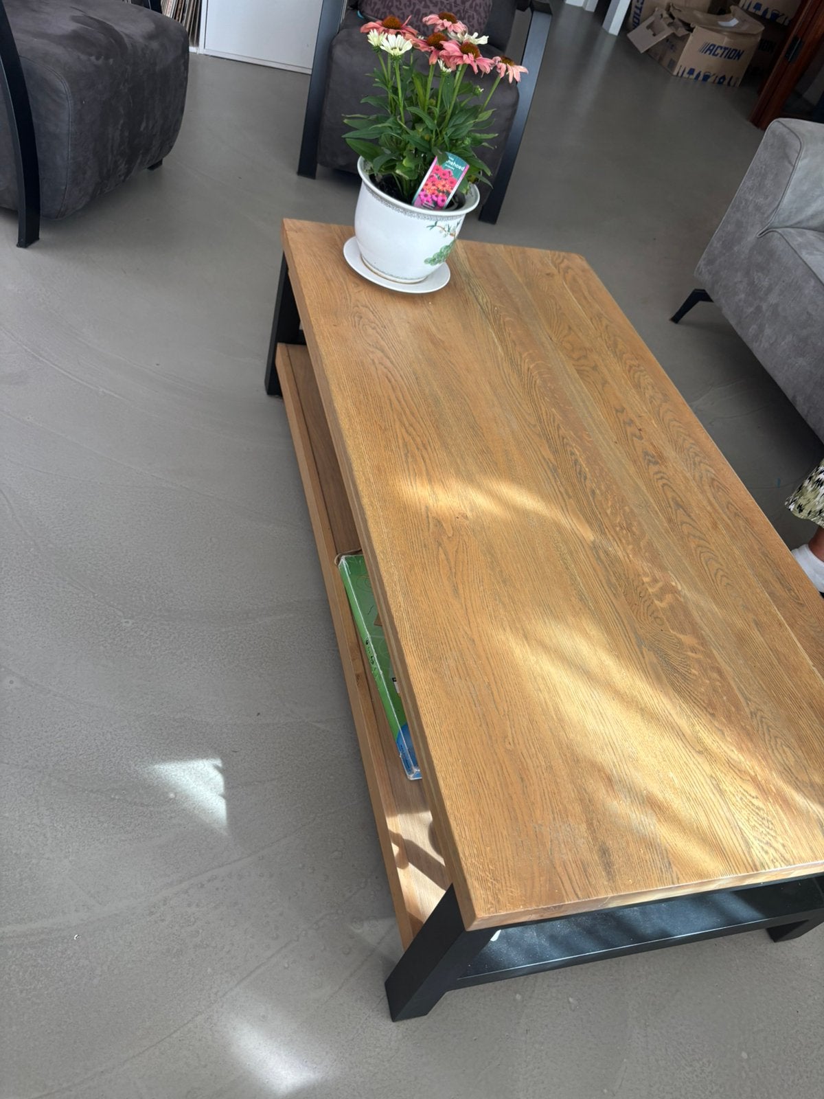 Salontafel, Huis en Inrichting, Tafels | Eettafels, Ophalen, 100 tot 150 cm, 50 tot 100 cm, Zo goed als nieuw