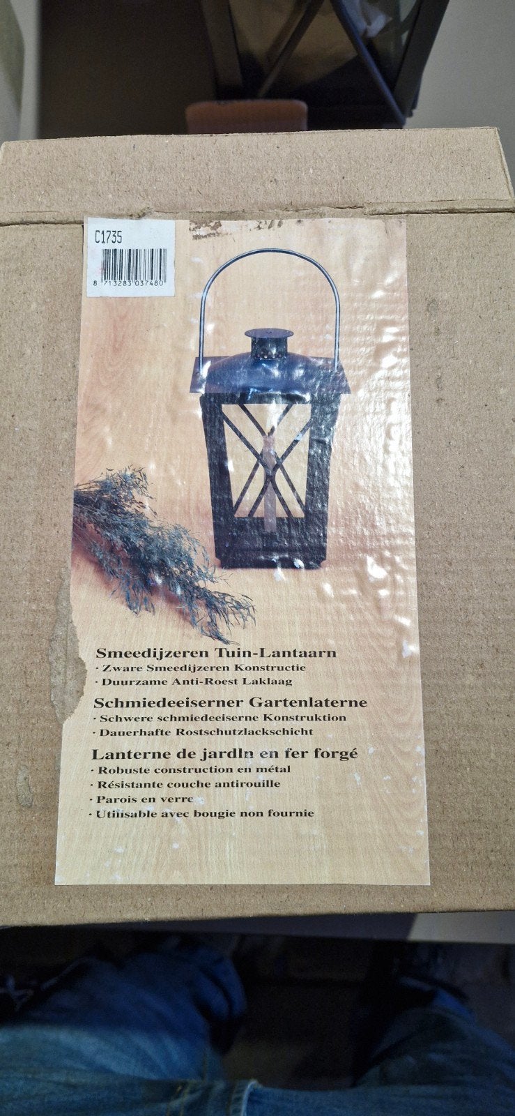 Smeedijzeren Tuin Lantaarn - Nieuw, Tuin en Terras, Overige typen, Onbekend, Nieuw, Ophalen of Verzenden