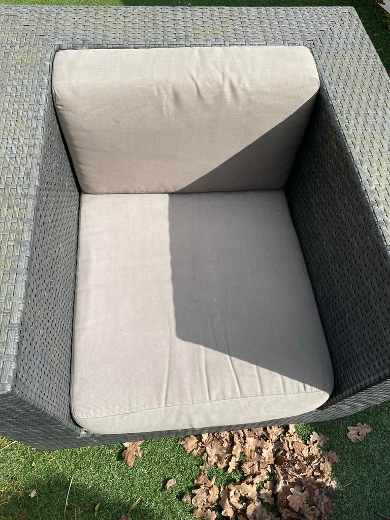Bois le Duc Loungeset met stoel, tafel en kussens, Tuin en Terras, Tuinsets en Loungesets, 5 zitplaatsen, Ophalen of Verzenden