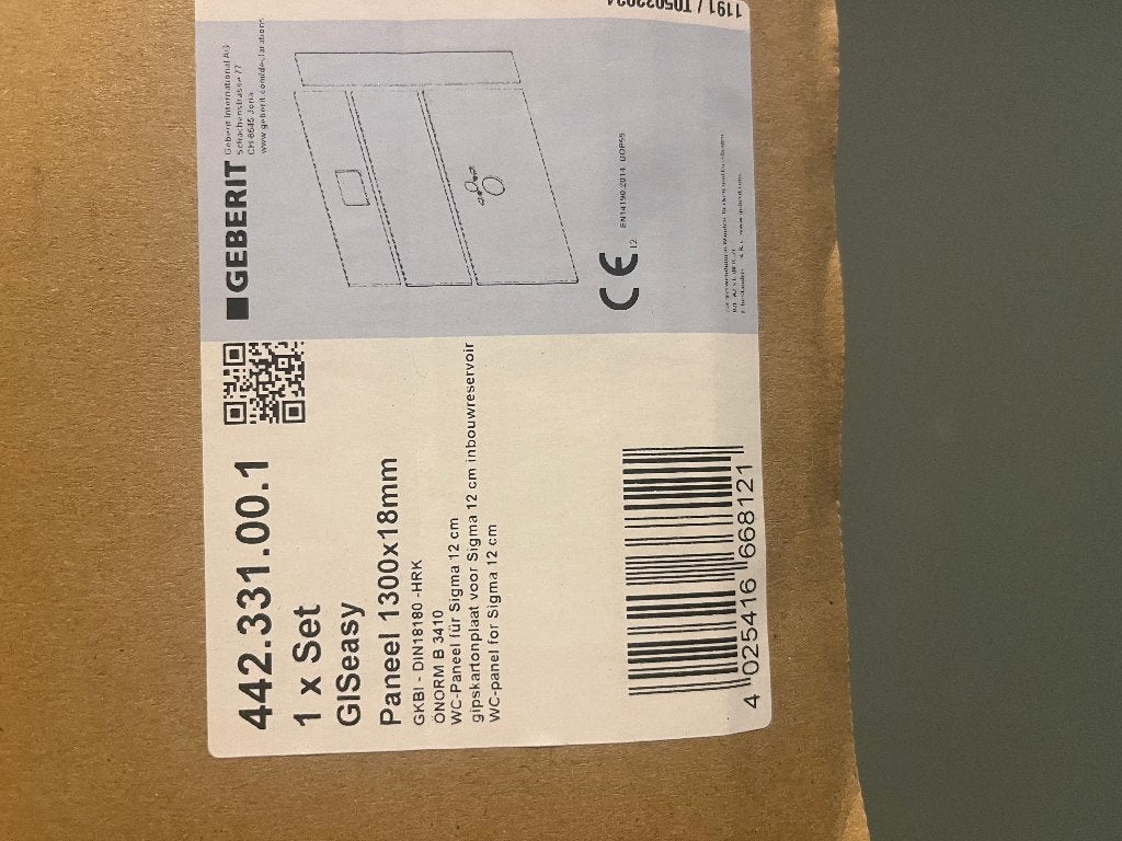 Geberit GIS Easy gipsplaat hangtoilet - nieuw, Ophalen, Nieuw, Toilet