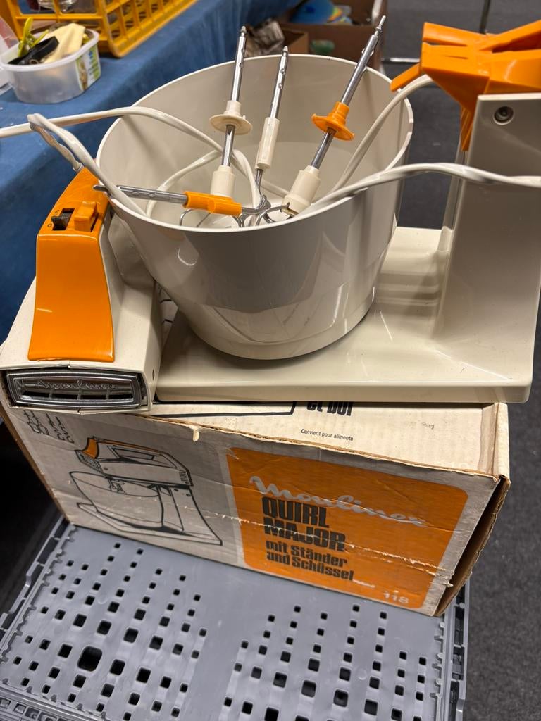 Mixer moulinex, 2 tot 3 liter, Ophalen of Verzenden, Gebruikt, 3 snelheden of meer