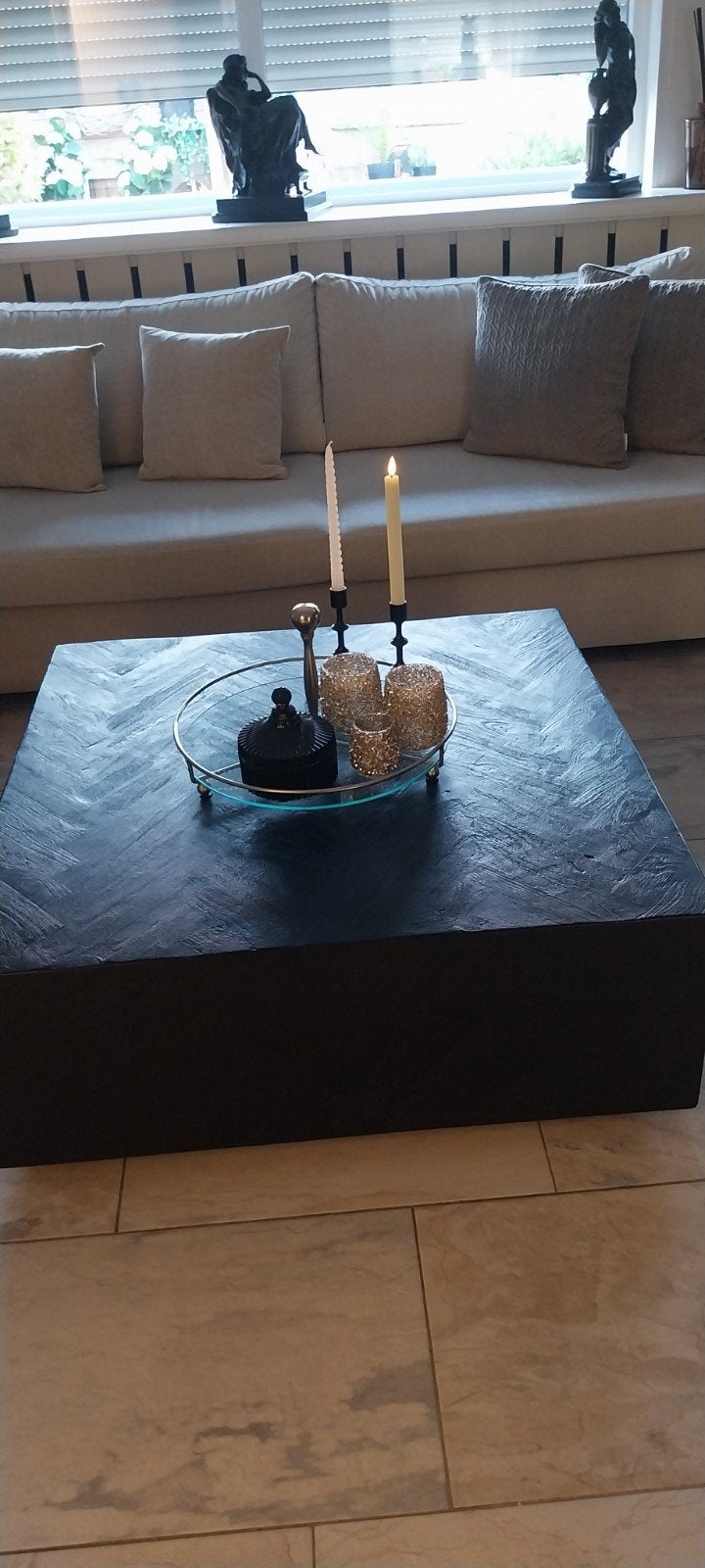 riviera maison, Ophalen of Verzenden, Zo goed als nieuw, Rond, Hout