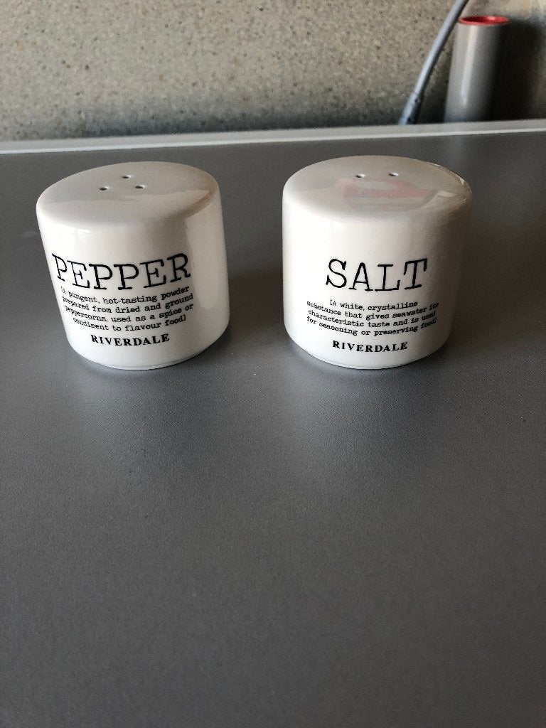 Riverdale peper- en zoutstel, Overige merken, Overige typen, Nieuw, Ophalen of Verzenden