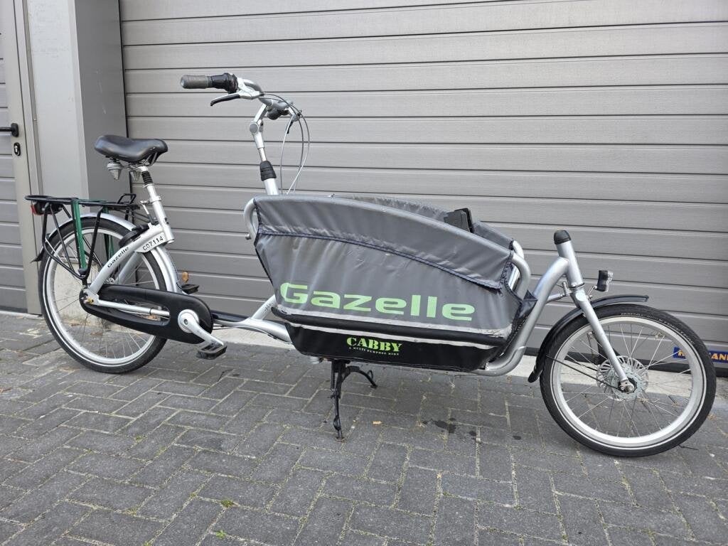 Nette Gazelle Cabby Bakfiets met maxi cosi houder, Gazelle, Ophalen of Verzenden, Zo goed als nieuw, Gazelle