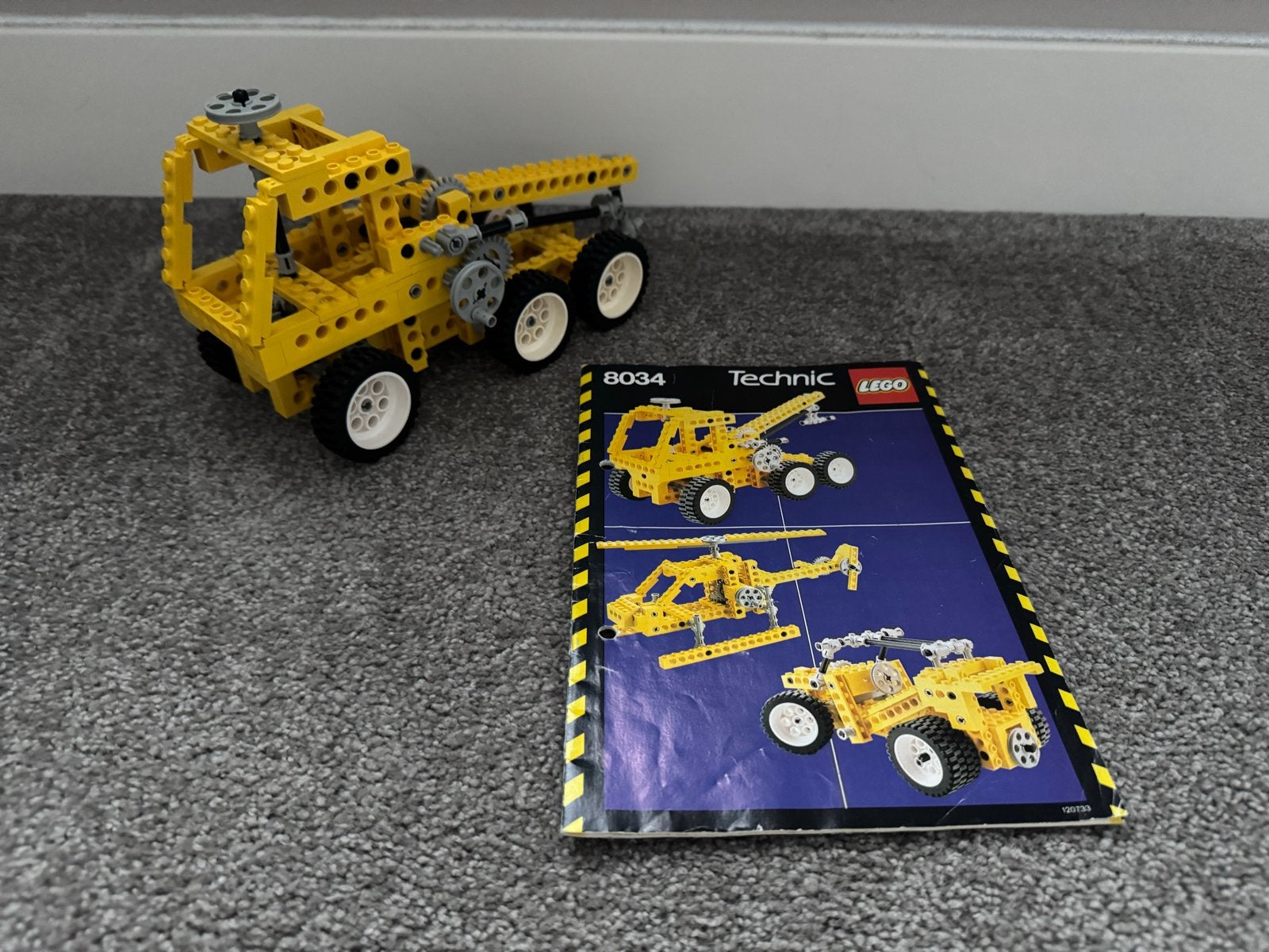 LEGO Technic 8034 Takelwagen met bouwinstructies, Ophalen of Verzenden, Gebruikt, Overige merken